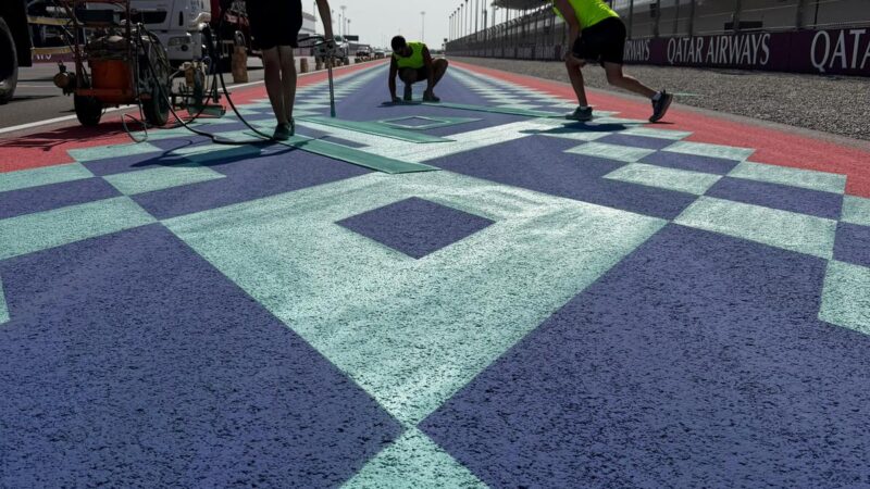 preparing for F1 race in qatar roadgrip