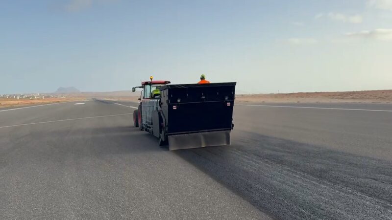 preserving runway asphalt roadgrip