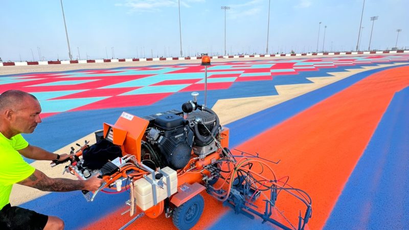 qatar motogp circuit painting roadgrip