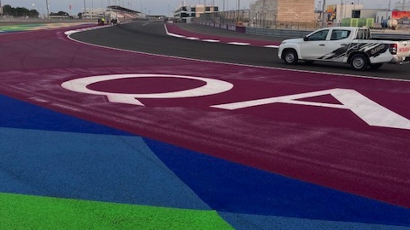 qatar motorsport circuit painting roadgrip