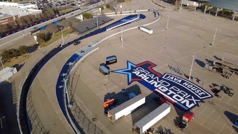 race circuit large scale branding