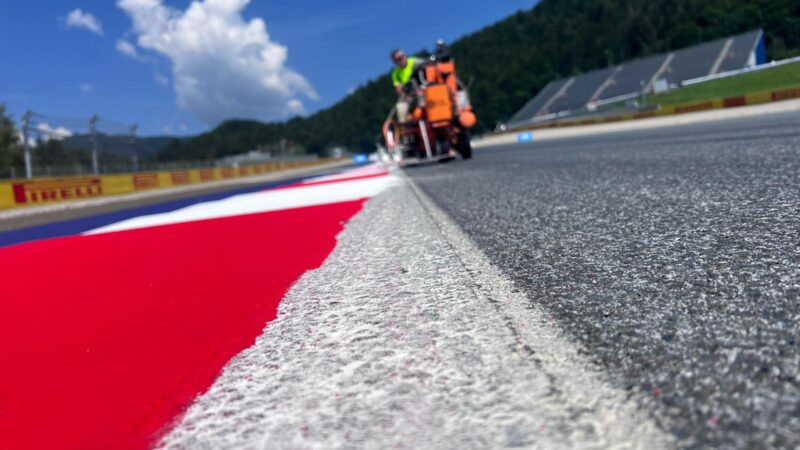 race circuit painting austria f1