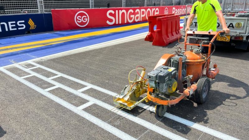 race circuit painting roadgrip singapore