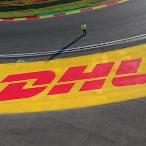 race track branding dhl roadgrip