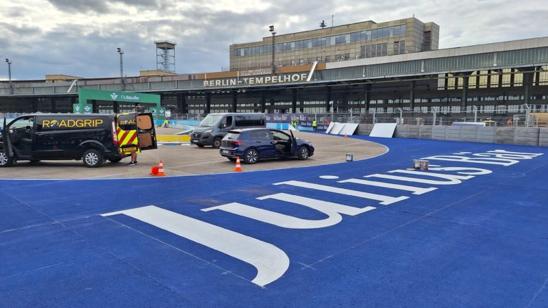 race track branding formula e roadgrip