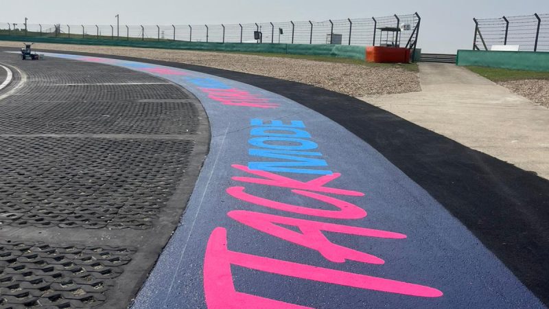 race track branding painting roadgrip