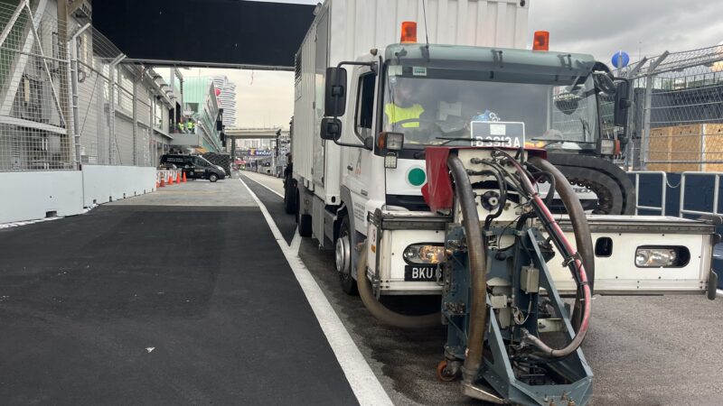 race track cleaning uhp singapore