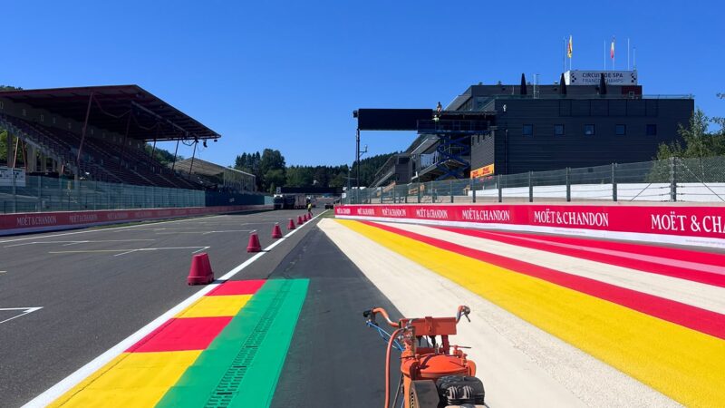 race track identity circuit de spa belgium