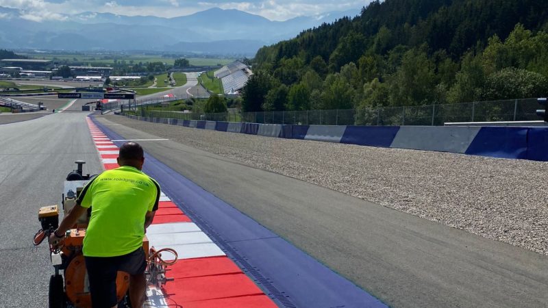race track painting austria motogp roadgrip