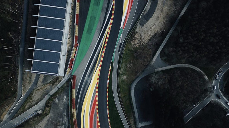 race track painting design Spa Belgium Roadgrip