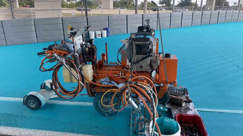 race track painting machine roadgrip