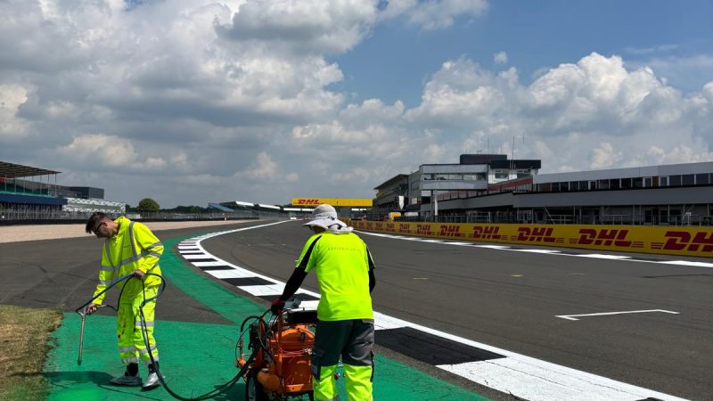 race track painting silverstone