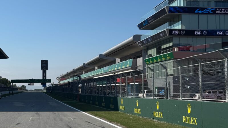 race track wall branding roadgrip barcelona