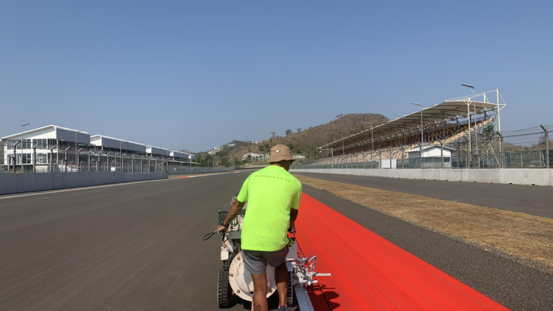 racing circuit marking line painting roadgrip