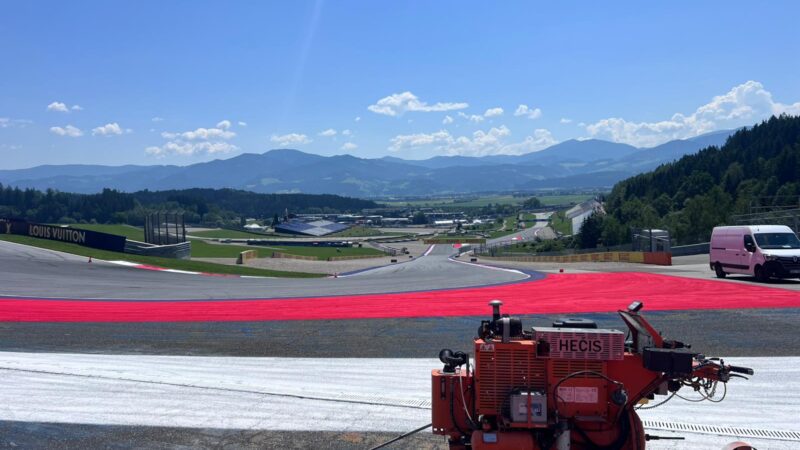 red bull track marking f1