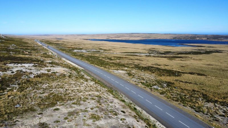 remote road marking falklands roadgrip