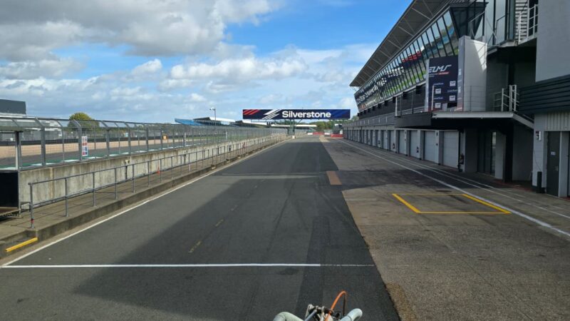 removal of race track markings silverstone