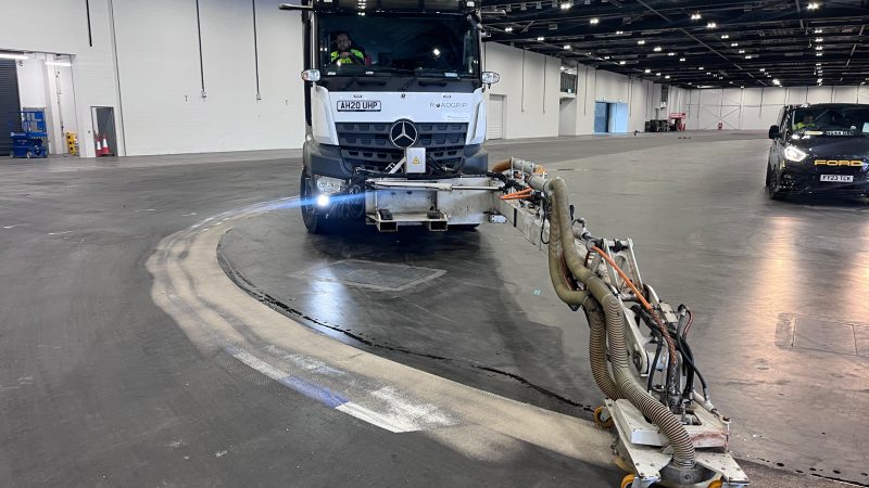 removing track paint from excel london