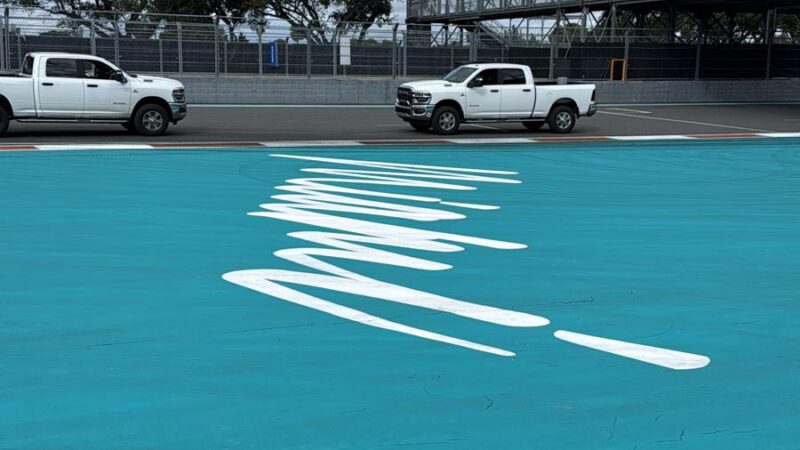 returning race circuit after race