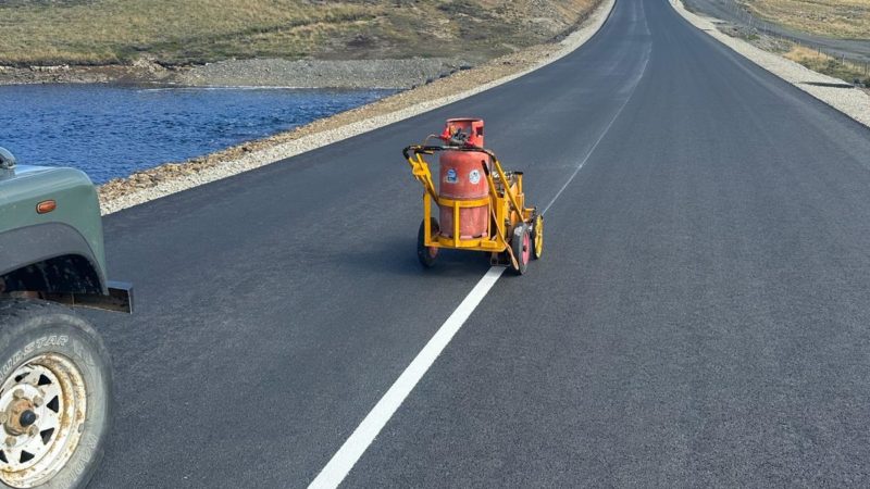 road marking equipment roadgrip falklands