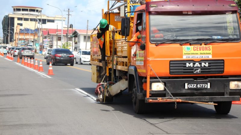 road marking guyana roadgrip