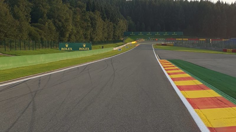 road marking motorsport spa Belgium