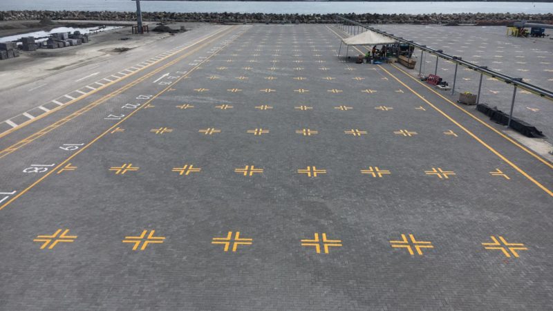 road marking port limon