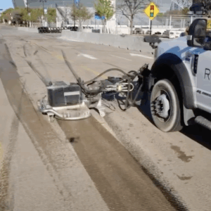 road rubber removal