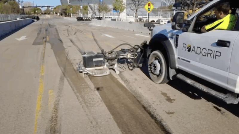 road rubber removal