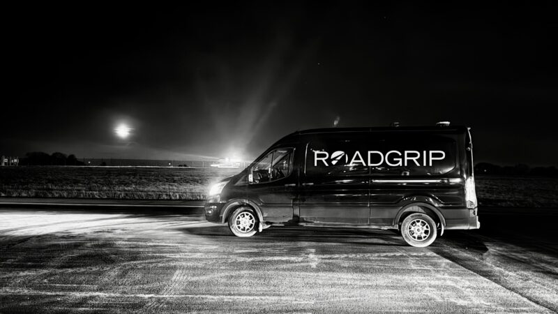 roadgrip branded van