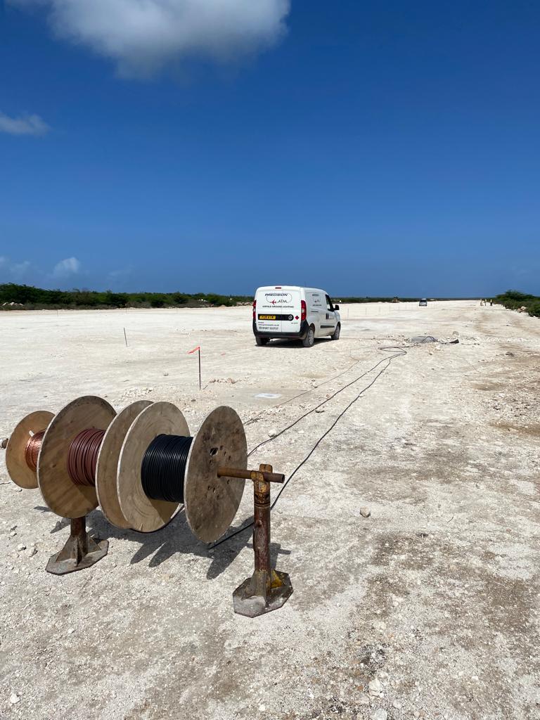 Barbuda AGL Installation Runway Painting Roadgrip