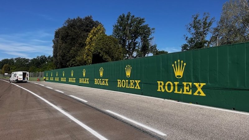 rolex wall branding roadgrip