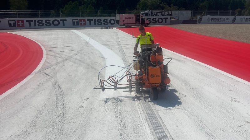 run off painting red bull roadgrip