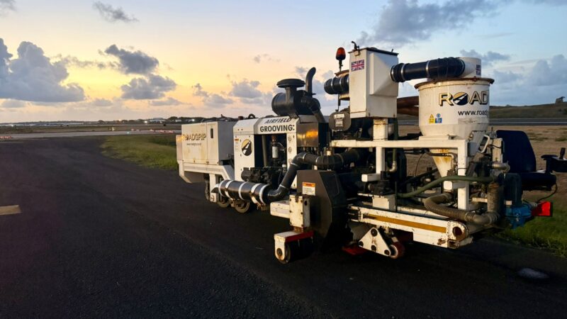 runway grooving antigua