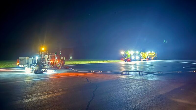 runway grooving machine faroe