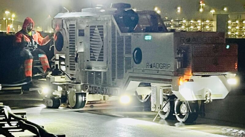 runway grooving machine roadgrip