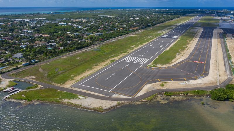 runway line marking cayman
