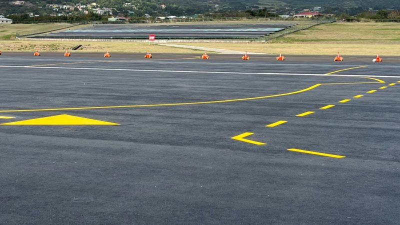 runway marking st kitts roadgrip