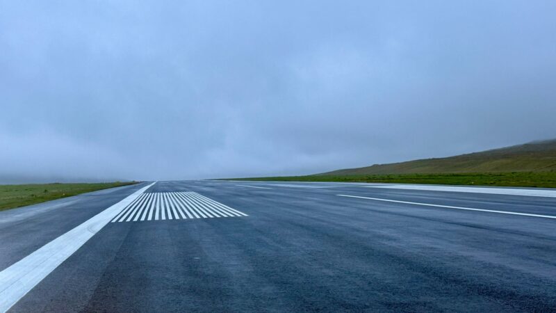 runway markings faroe islands