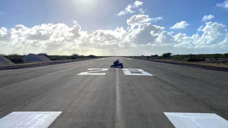 runway painting barbuda