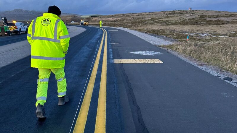 runway preservation treatment falkland islands