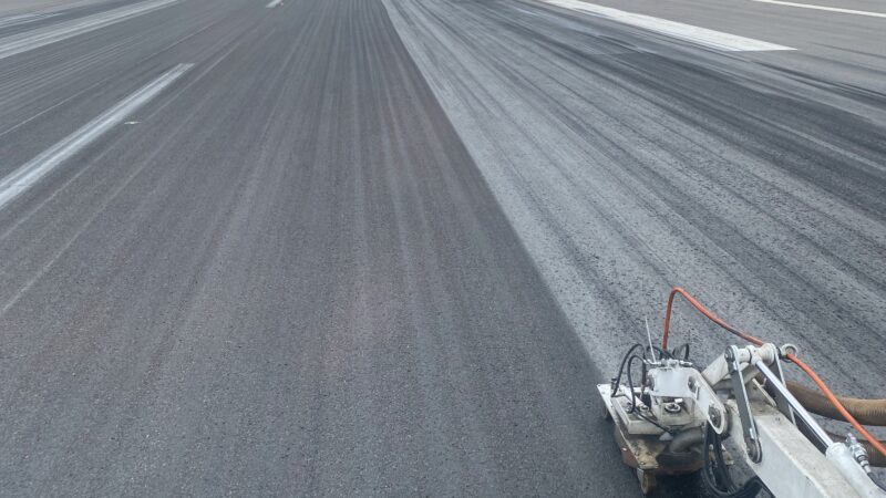 runway rubber removal africa