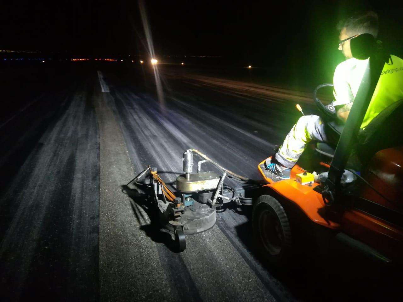 runway rubber removal curacao