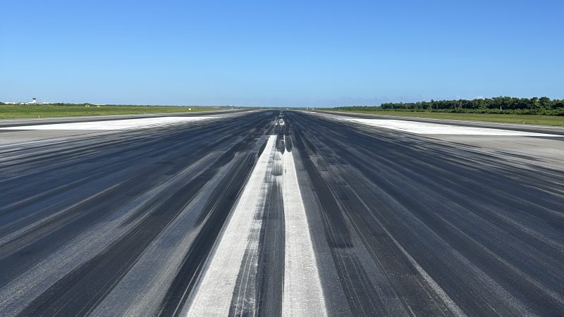 runway rubber removal dominican republic