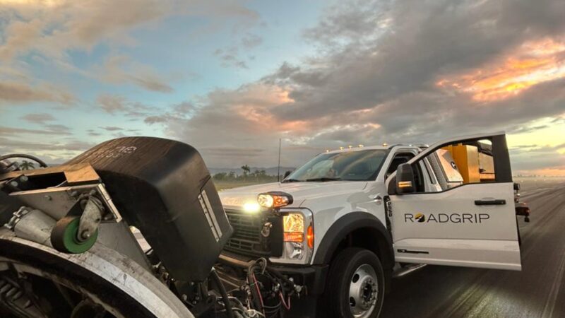 runway rubber removal machine roadgrip