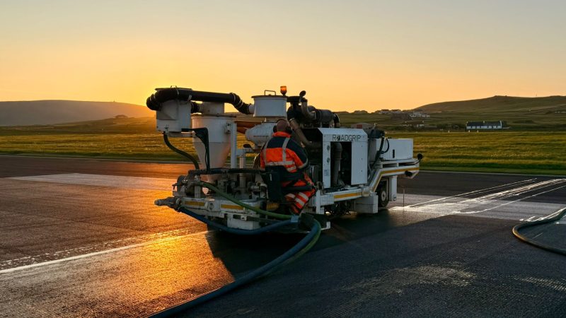 scottish runway grooving roadgrip