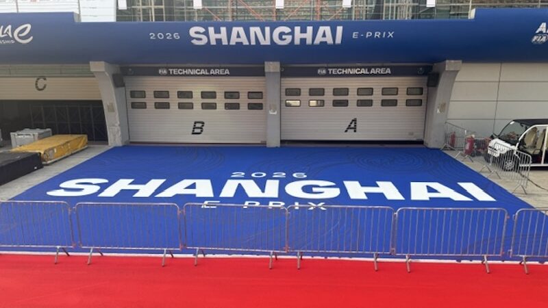 shanghai eprix track painting