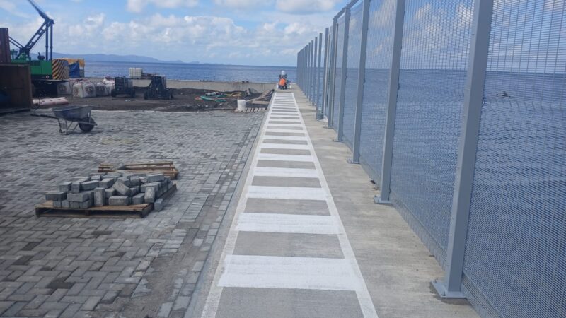 shipping port safety markings