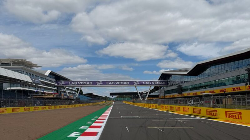 silverstone F1 track