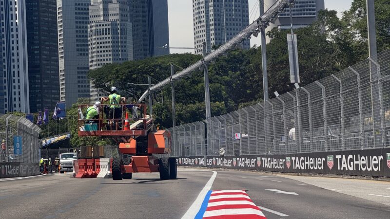 singapore street circuit painting roadgrip